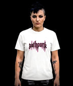 Gothpunk - classic logo - white Unisex T-Shirt