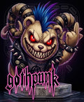 gothpunk bear mascot