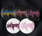 Gothpunk - classic neonbleed - set of 5 pins