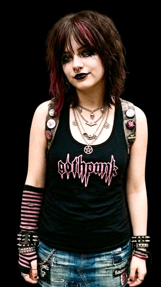 gothpunk racerback tank top