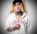 Gothpunk - classic neonbleed - Unisex zip hoodie