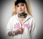 Gothpunk - classic neonbleed - Unisex zip hoodie