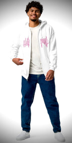 Gothpunk - classic neonbleed - Unisex zip hoodie
