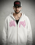 Gothpunk - classic neonbleed - Unisex zip hoodie